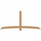 Ekena Millwork Bellingham Timber Gable Bracket, Western Red Cedar, 108"W x 49"H x 3 1/2"D x 5 1/2"F, 11/12 Pitch GBW108X49X0406BEL00SWR - alternate 1